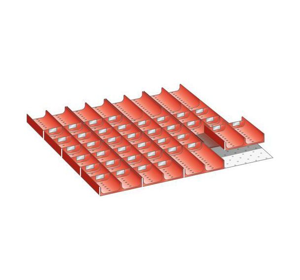 Kit matériel subdivision 36x36E (LxPxH) 612x612x50mm -Lista