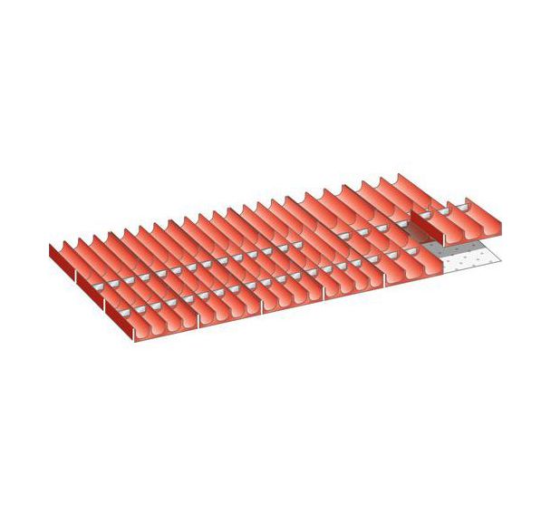 Kit matériel subdivision 54x27E (LxPxH) 918x459x75mm -Lista