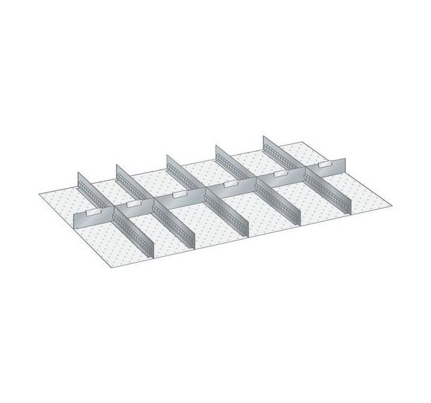 Kit matériel subdivision 64x36E (LxPxH) 1088x612x100mm-Lista