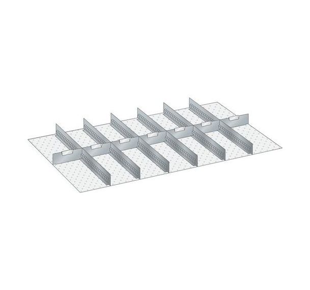 Kit matériel subdivision 64x36E (LxPxH) 1088x612x150mm-Lista
