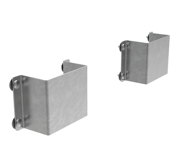 Kit passage de fourches pour conteneur 2 roues 80l à 340l acier galva