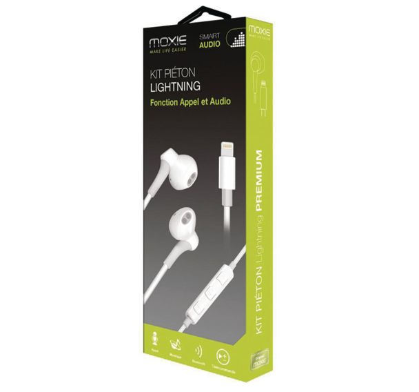Kit piéton stéréo Lightning iPhone 7/8, X/XS, XR, XS Max