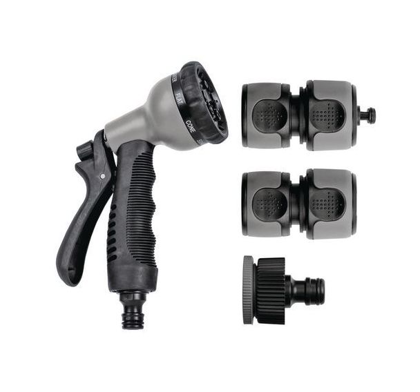 Kit pistolet 5 pièces Diamètre 15 mm Noir/Gris