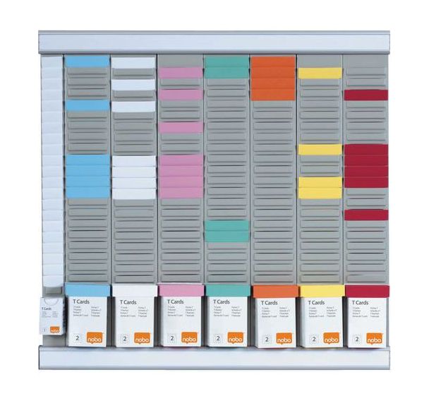 Kit planning Nobo à fiches T - Planning de bureau