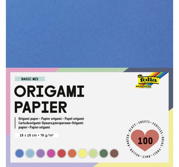 Kit pliage origami 15 x 15 cm