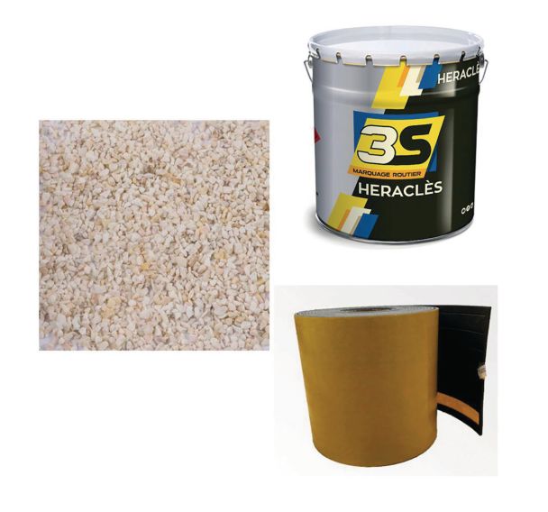 Kit pochoir pour bandes d'aide à l'orientation