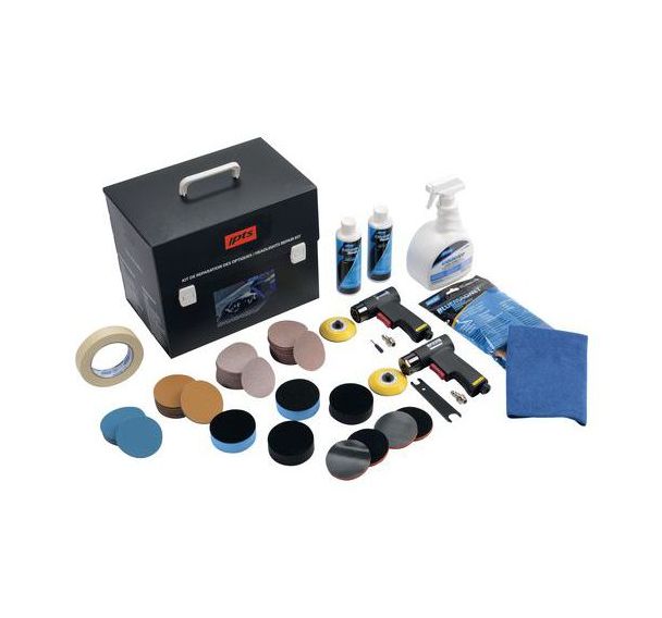 Kit polissage optique de phare en polycarbonate