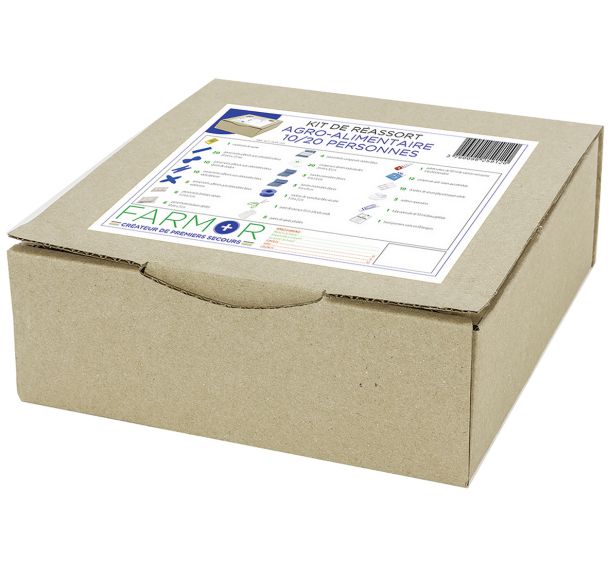 Kit pour armoire à pharmacie Agro-Alimentaire 10/20 pers.