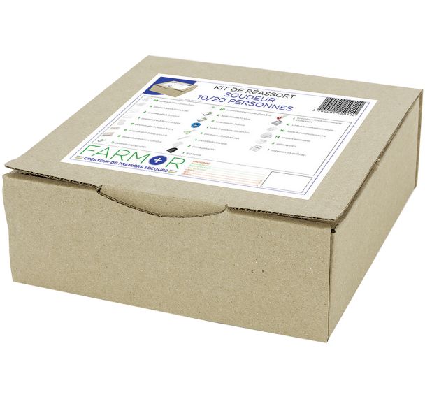 Kit  pour armoire à pharmacie Soudeur 10/20 personnes