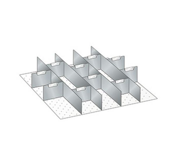 Kit séparations tiroir pour établi Ecoblox - Thurmetall