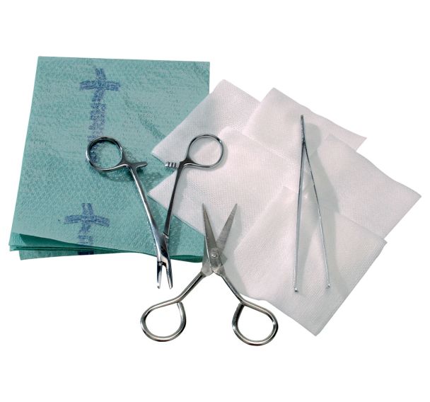 Kit stérile pour pose de sutures-Raffin