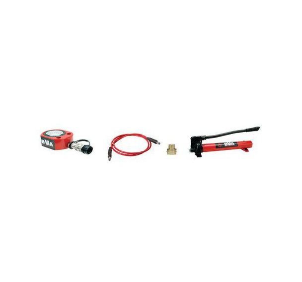 Kit vérin hydraulique galette 30T avec pompe manuelle