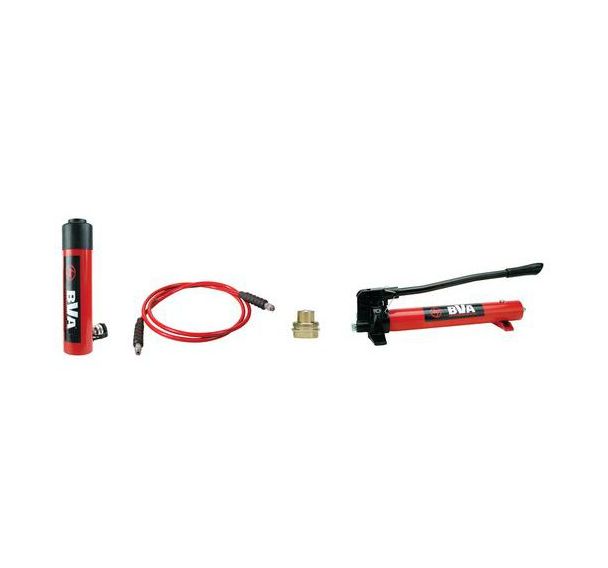Kit vérin hydraulique standard 5T avec pompe manuelle