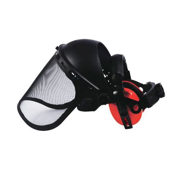 Kit visière grillage avec serre tete antibruit