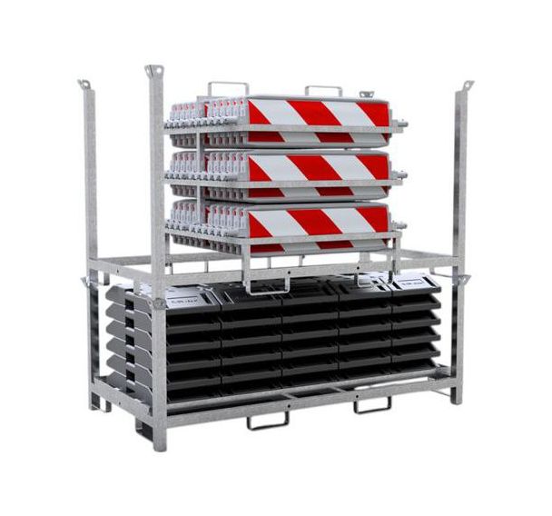 Kitbalises 60-Avec film RA1/A-Deux faces-Hachuré-60-SET2