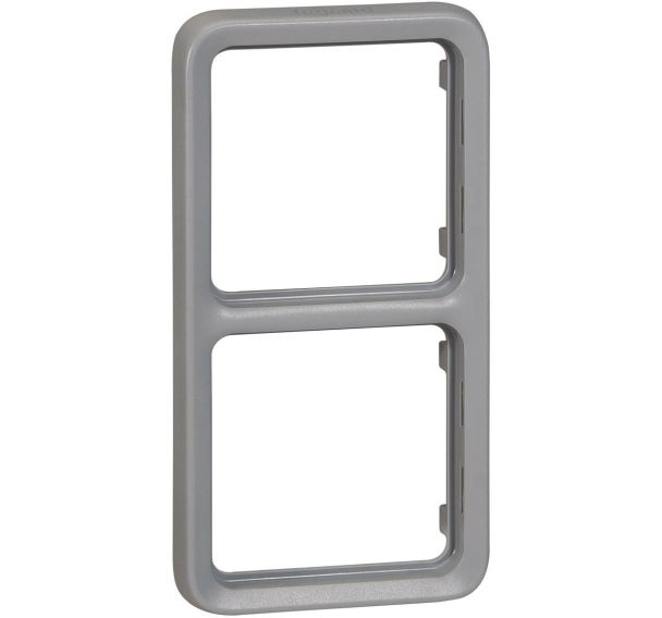 LEGRAND - Boîtier à presse IP55 gris 2 poste