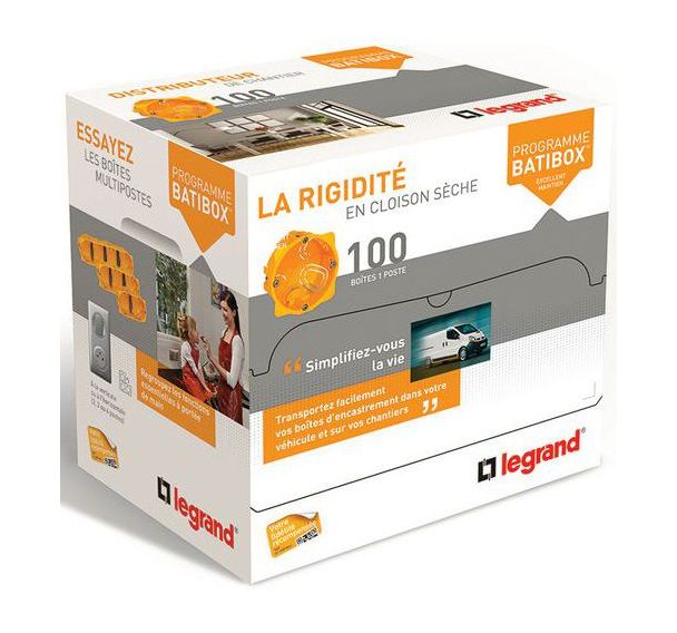 LEGRAND - Distributeur de 100 boîtes cloisons sèches