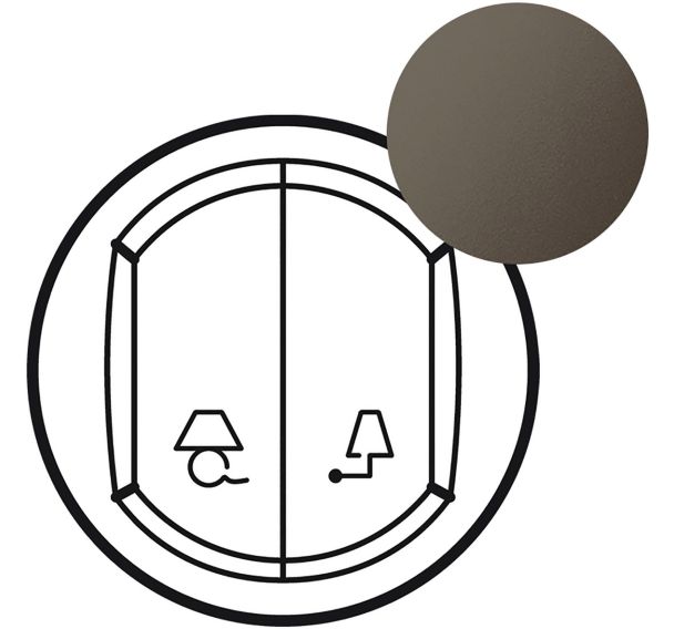 LEGRAND - Enjoliveur ergonomique graphite pour commande