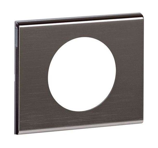 LEGRAND - Plaque black nickel anthracite