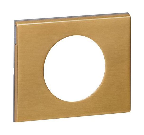 LEGRAND - Plaque bronze doré pour montage double sens