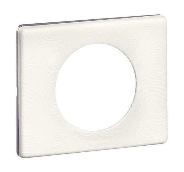 LEGRAND - Plaque en porcelaine brillant diam. 53,6 mm