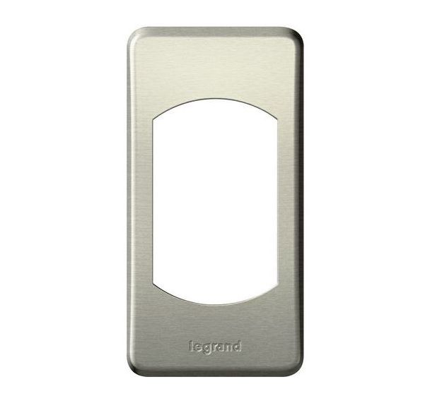 LEGRAND - Plaque titane pour montage horizontal ou vertical