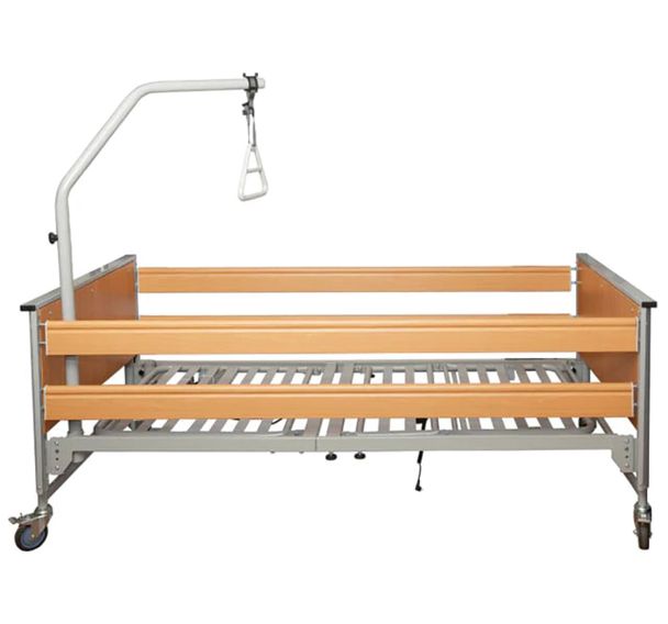 LIT médicalisé ECOFIT S 3 fonctions plicature+latte barrière bois