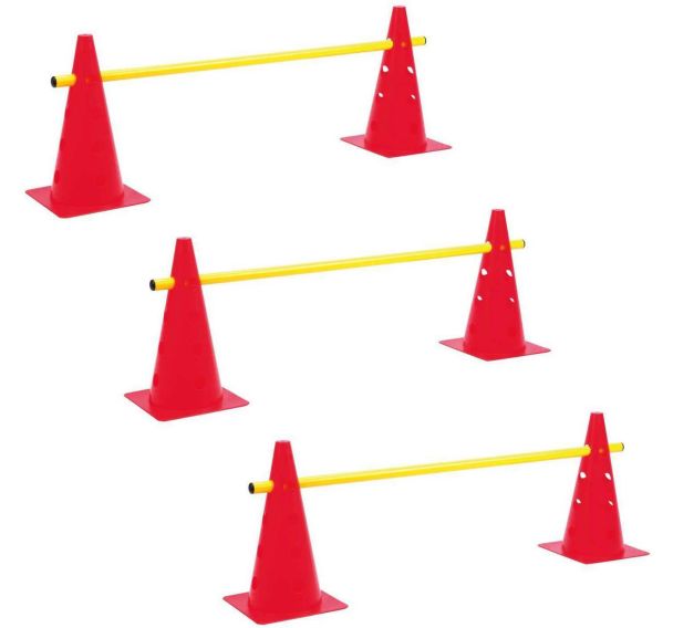Lot 3 mini-haies cones 35cm eco reglable hauteur