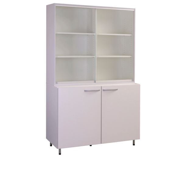 L'armoire à matériel 2 portes vitrées L 1200