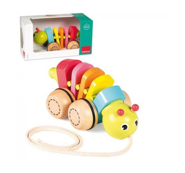 La chenille articulée à tirer