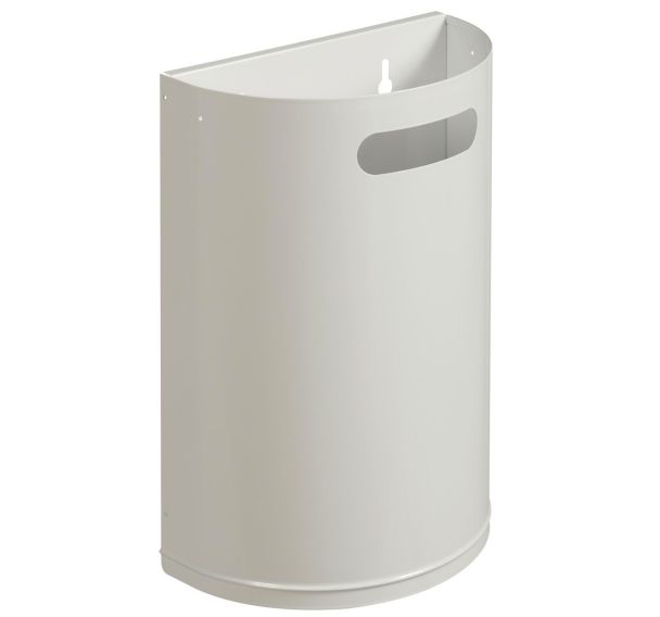 La poubelle murale ROSSIGNOL Basic 20 l - Blanc