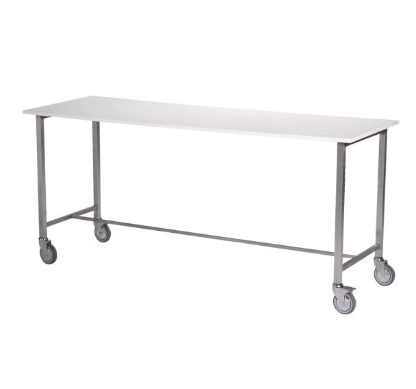 La table de préparation du linge avec 2 plateaux mélaminés