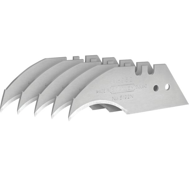 Lame de couteau concave carte 5 de lames