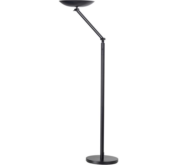 Lampadaire Varialux Led noir articule prise europe