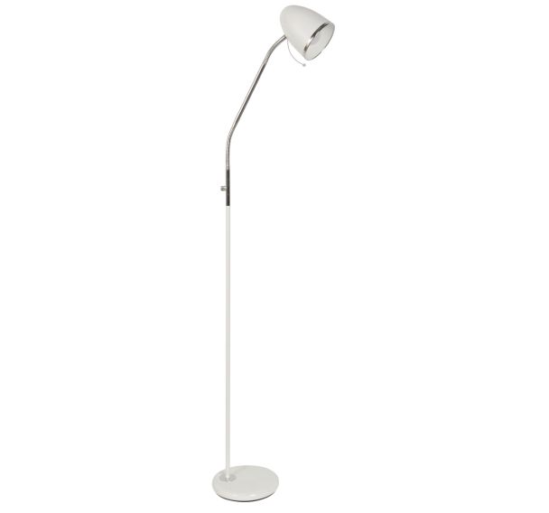 Lampadaire metal Arty blanc Corep