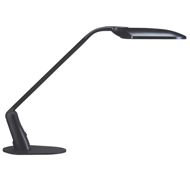 Lampe Duo Led noire sur socle prise europe