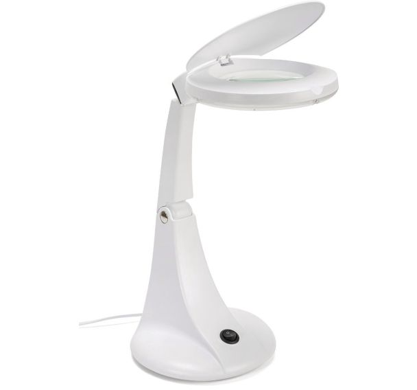 Lampe LED avec loupe 3 et 12 dioptries