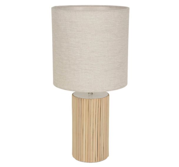 Lampe RIVA L H51 cm naturel Corep