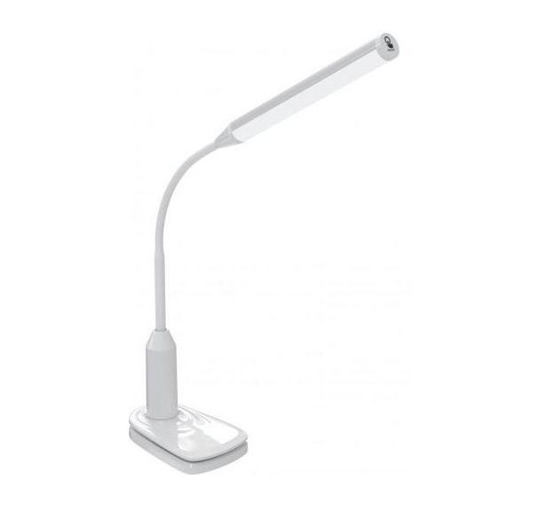 Lampe à LED flexible et à pince, pliable pour bureau.