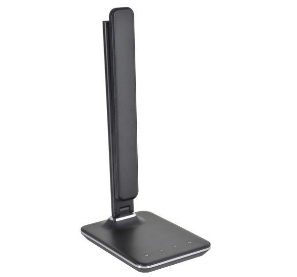 Lampe bureau led effet cuir Chester noir
