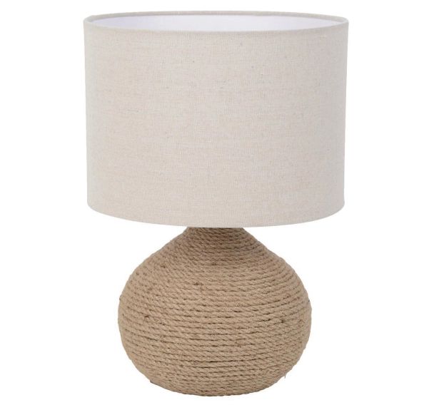 Lampe céramique naturel HACIENDA H40cm naturel Corep