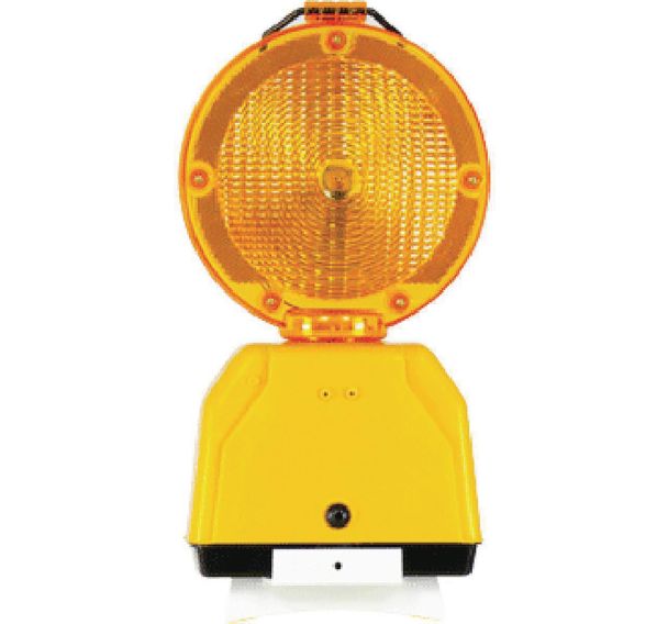 Lampe clignotante avec fixation pour balise modulable