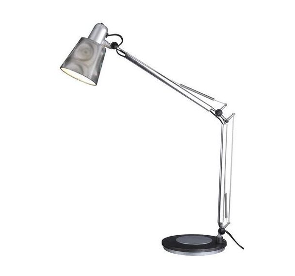 Lampe de bureau CASTING grise - ALUMINOR