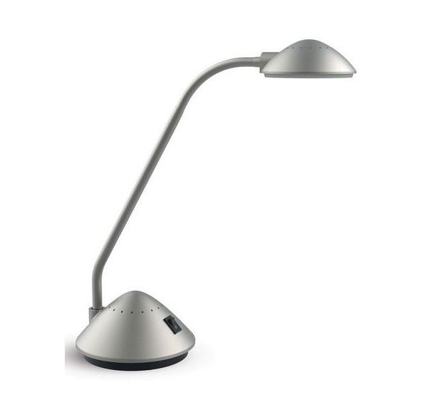 Lampe de bureau LED MAULarc, argenté