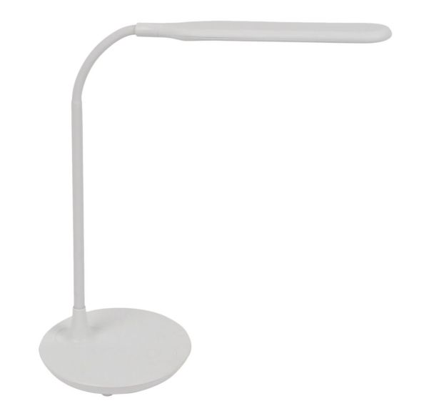 Lampe de bureau flexible flexible en polymère et silicone Corep