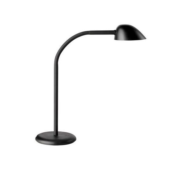 Lampe de bureau led easy noir prise europe