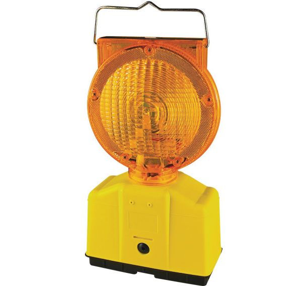 Lampe de chantier clignotante automatique à Led solaire