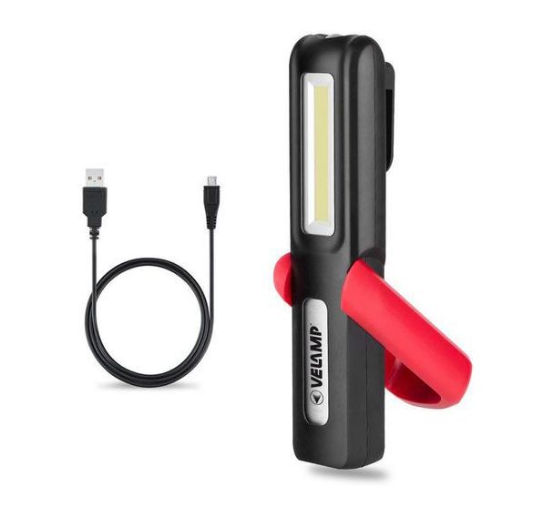 Lampe de travail 2 en 1 rechargeable avec aimant 2x3W