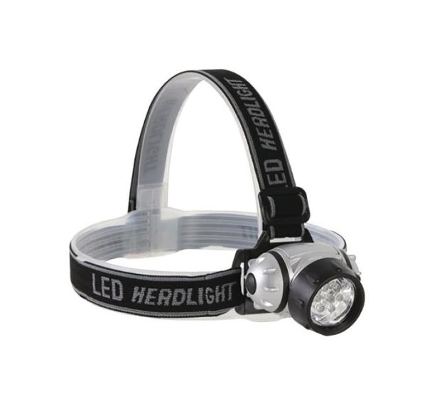 Lampe frontale 7 LED ultralumineuses et 5 modes d'éclairage