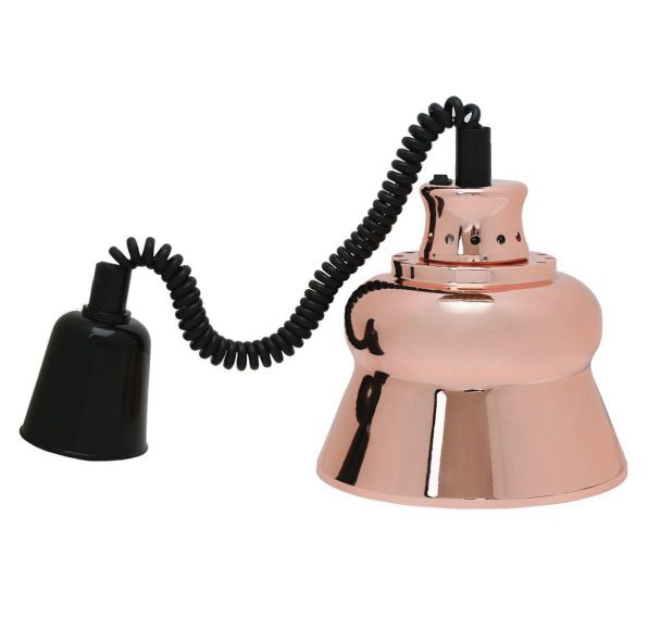 Lampe infra-rouge 220v en inox cuivré